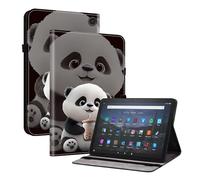 TEDTIKJT Custodia compatibile con Amazon Fire MAX 11 2023 Tablet Case Custodia Flip Cover Custodia protettiva in pelle PU con fessura per penne, grazioso motivo cartoon stampato