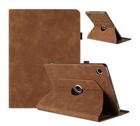 TEDTIKJT Custodia Compatibile con Samsung Galaxy Tab A11 Plus Ruotabile Case/per Galaxy Tab A9 Plus 11" Flip Case PU Pelle Morbida 360°Ruotabile Multi Angolo Supporto Colore Puro Custodia,Marrone