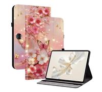 TEDTIKJT Custodia per Honor Pad 9 12.1" 2023 Case Custodia Flip Cover Custodia protettiva in pelle PU con fessura per penna di supporto, simpatico cartone animato stampato Custodia protettiva per