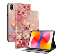 TEDTIKJT Custodia per Huawei MatePad SE 11 da 11 pollici 2024 Custodia protettiva in pelle per tablet con slot per penna, slot per carte di credito, funzione di supporto, cover con motivo dipinto per