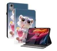 TEDTIKJT Custodia per Lenovo Idea Tab 11 Pollici 2025 TB-336ZU TB-336FU / XiaoXin Pad 11 Pollici 2025 PU Pelle Flip Cover Custodia Folio-Tasca con Supporto Protezione Cover,Cartoon Little Tiger