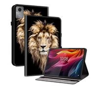 TEDTIKJT Custodia per Lenovo Idea Tab 11 Pollici 2025 TB-336ZU TB-336FU / XiaoXin Pad 11 Pollici 2025 PU Pelle Flip Cover Custodia Folio-Tasca con Supporto Protezione Cover,Testa di Leone