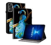 TEDTIKJT Custodia per Lenovo Legion Y700 4.Generation 8.8 Pollici 2025 PU Pelle Flip Cover Custodia Folio-Tasca con Supporto Protezione per Lenovo Legion Y700 4.Gen Cover,Peacock Blu
