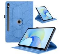 TEDTIKJT Custodia per Lenovo Tab 10.1" 2025 TB-311FU TB-311XU Pelle PU Flip 360°Multi Angolo Ruotabile Supporto Protezione Tablet Cover per Lenovo Tab 10.1" 2025 Custodia, Blu Albero