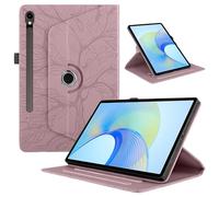TEDTIKJT Custodia per Lenovo Tab 10.1" 2025 TB-311FU TB-311XU Pelle PU Flip 360°Multi Angolo Ruotabile Supporto Protezione Tablet Cover per Lenovo Tab 10.1" 2025 Custodia,Oro Rosa Albero