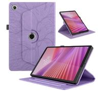 TEDTIKJT Custodia per Lenovo Tab K9 8.7" TB305XU Custodia Case Pelle PU Flip 360°Multi Angolo Ruotabile Supporto Protezione per Lenovo Tab One 8.7" 2025 TB305FU Tablet Cover, Viola Albero