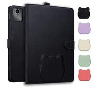 TEDTIKJT Custodia per Lenovo Tab M11 2024 TB-330FU/Lenovo Xiaoxin pad 2025 K11 Gen 2 TB-336 Tablet Cover Flip Custodia Protettiva in Pelle PU per Lenovo Tab M11 Funzione di Supporto Cover,Nero