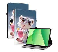 TEDTIKJT Custodia per Oppo Pad SE 11 Pollici 2025 PU Pelle Flip Cover Custodia Folio-Tasca con 2-Slot per Carte Supporto Protezione per Oppo Pad SE 11" Cover,Cartoon Little Tiger