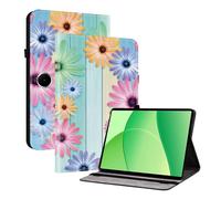 TEDTIKJT Custodia per Oppo Pad SE 11 Pollici 2025 PU Pelle Flip Cover Custodia Folio-Tasca con 2-Slot per Carte Supporto Protezione per Oppo Pad SE 11" Cover,Girasole