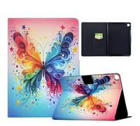 TEDTIKJT Custodia per Samsung Galaxy Tab S5e 10.5" SM-T720 T725 Flip Case con Auto Svegliati/Sonno Custodia Protettiva con Supporto per Tablet Samsung Galaxy Tab S5e Cover,Blu Farfalla