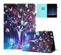 TEDTIKJT Custodia per Tablet iPad mini 5 2019 7.9" PU Pelle Libro Tablet Cover iPad mini 5 con Supporto Funzione Magnetica Protettiva Tablet Custodia iPad mini 5,Farfalla Meteorica