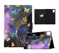 TEDTIKJT Custodia per Tablet Lenovo Xiaoxin Pad 12.1" 2025 Custodia Case Pelle PU con Supporto Bellissimi Motivi Dipinti Cover per Xiaoxin Pad 12.1" 2025 Cover,Farfalla Dorata