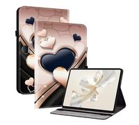 TEDTIKJT Custodie per Honor Pad 9 12.1" 2023 Cover per Tablet Custodia in pelle PU Flip Support Protezione motivo Dipinto Tablet Custodia per Honor Pad 9 Coque,Amore