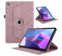 TEDTIKJT Tablet Cover per Lenovo Tab P11 2nd Gen 11.5" 2022 Custodia/Lenovo Qitian K11 Gen2 2024 Cover PU Pelle 360°Ruotabile Multi Angolo Custodia Flip Protettiva Supporto Cover, Albero Oro Rosa