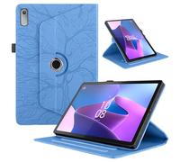 TEDTIKJT Tablet Cover per Lenovo Tab P11 2nd Gen 11.5" 2022 Custodia/Lenovo Qitian K11 Gen2 2024 Cover PU Pelle 360°Ruotabile Multi Angolo Custodia Flip Protettiva Supporto Cover, Albero Blu