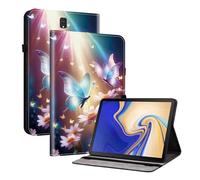 TEDTIKJT Tablet Cover per Samsung Galaxy Tab S4 10.5 Pollici 2018 SM-T830 T835 Custodia PU Pelle Folio Supporto Protezione Tablet Cover per Samsung Galaxy Tab S4 Custodia,Fiore di Farfalla