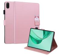 TEDTIKJT Tablet Custodia compatibile con Honor Pad X8a 11 Pollice 2024 Cover Pelle PU Supporto Flip Tablet Protettiva Custodia per Honor Pad X8a Custodia Cover,Cartone Animato Rosa