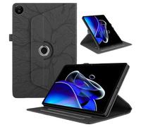 TEDTIKJT Tablet Custodia per Realme Pad 2 11.5" 2023 Pelle PU Flip Custodia Protezione Cover Realme Pad 2 360°Multi Angolo Ruotabile Supporto Funzione Protettiva Tablet Custodia, Albero Nero