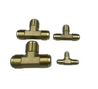 Tee 3 vie 45 gradi SAE 1/4" 3/8" 1/2" 3/4" Flare tubo raccordo adattatore per condizionatore d'aria (senza dado, 5l8 pollici SAE 15,88 mm)