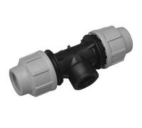 TEE A 90° C/DERIVAZIONE FEMMINA DIANFLEX BRAND PER POLIETILENE 1"1/2x50 (Pz.5)