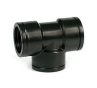 Tee a 90°con filetto F 1/2" x 1/2" x 1/2" per impianti di irrigazione