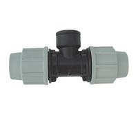 TEE A 90° FEMMINA PLASSON PER TUBO POLIETILENE 1"1/2 x 50 Plasson