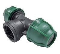 TEE A COMPRESSIONE FILETTO FEMMINA PN10 MM 20X3/4F PZ 10