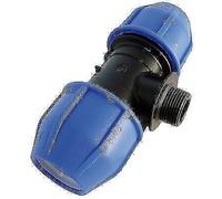 TEE A COMPRESSIONE FILETTO MASCHIO PN16 MM 32X1"M PZ 5