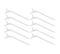 Tee da Curvi Accessori Durevoli Bianchi per L'allenamento Pratica T-Shirt da in Plastica Leggera da 10 Pezzi