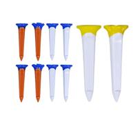 Tee da Golf,10 Pezzi Marcatori Colorati Stabili Di Precisione,Marcatore Per Allenamento Golf All'Aperto | per Giocatori di Tutti i Livelli
