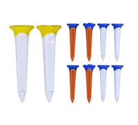 Tee da Golf 10 Pezzi Portatili Stabili Colorati Segnapalline