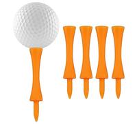 Tee da Golf Arancione in plastica, 70mm Tees da Golf, 100 Pezzi Castle Tees Golf (2-3/4")