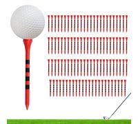 Tee da golf con linee: tee a righe per un'altezza di colpo costante, da golf professionali per uomini e donne, lunghi per una posizione ottimale della palla, leggeri e durevoli