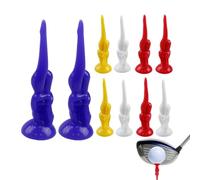 Tee da golf da uomo, 10 strumenti di allenamento, magliette corte da golf, per altalena e campo, competizioni sul prato, per interni ed esterni, uomini, donne, e