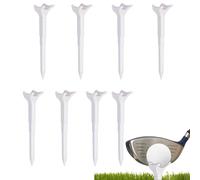 Tee da golf flessibili, accessori per corsi di allenamento, forniture per pratica swing da 8 cm, autentico assorbimento degli urti, design leggero e portatile per adolescenti, atleti, famiglia, donne