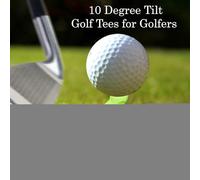 Tee Da Golf - Gamma Tee Da Golf Con Angolo Di 10 Gradi - Per La Riduzione Della Rotazione Della Palla E Il Miglioramento Della Precisione Per Le Lezioni Di Allenamento E La Pratica Quotidiana In