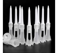 Tee da Golf in Plastica 83mm Bassa Resistenza | Plastica , 83mm lunghezza, bassa resistenza , volo radente, colore casuale