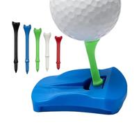 Tee da golf per interni, strumento con cerniera V3 per simulatore, design in artificiale, ausilio per pratica ricaricabile, accessorio compatto per allenamento, cortile e , campo guida club