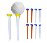 Tee da Golf per Palline | 10 Pezzi Marcatori Colorati Stabili Di Precisione | Marcatore per Tee da Golf da Esterno per Gioco all'Aperto - Per Adulti Principianti Dilettanti Donne Uomini E Golfisti