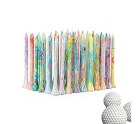 Tee da golf - Tee da golf in legno, 50 pezzi professionali colorati Gollf Teees | Buona elasticità Gollf Tee Strumento di formazione, Materiale in legno Golff Attrezzatura per Golff - Golff novizi