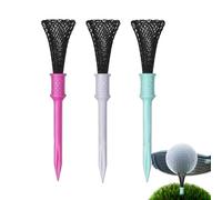 Tee de Golf - Design in rete antiscivolo, base per attrezzi, 3 pezzi, per praticare golf, ad alta elasticità, per uomini, donne, golfisti, pratiche, bambini, casa, interni per papà