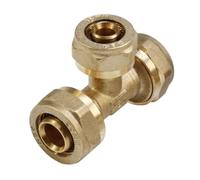 Tee FFF 16mm per tubo multistrato a compressione