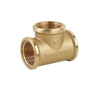 TEE FFF IN OTTONE GIALLO 1" 1/2 Raccordi Ottone Cavaletto