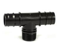 Tee filettata maschio 3/4" x 16mm per impianti di irrigazione