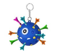 Tee Holder - Small Ball Golf Tee Keychain, Lightweight Portable Holder, Decorative Functional Accessory, Vibrant Club Bag Gadget | Amateur and Professional Players, Practice Sessionz, Course Travel