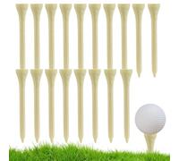 Tee in di lunghezza professionale, tee da golf in naturale, da golf per golfisti, tee infrangibili che riducono il laterale e l'attrito