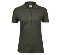 Tee Jays Donne Manica Corta Lusso Cotone Elastico Polo