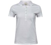 Tee Jays Donne Manica Corta Lusso Cotone Elastico Polo