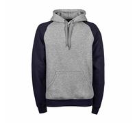 Tee Jays - Felpa a due tonalità con cappuccio - Uomo (BC3825)