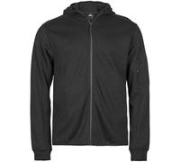 Tee Jays Felpa con Cappuccio Atletico Cerniera su intera lunghezza Uomo (PC6063)